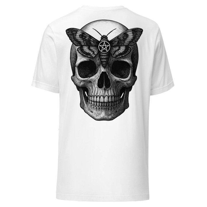 Skull Moth Tee (White) product image (1)