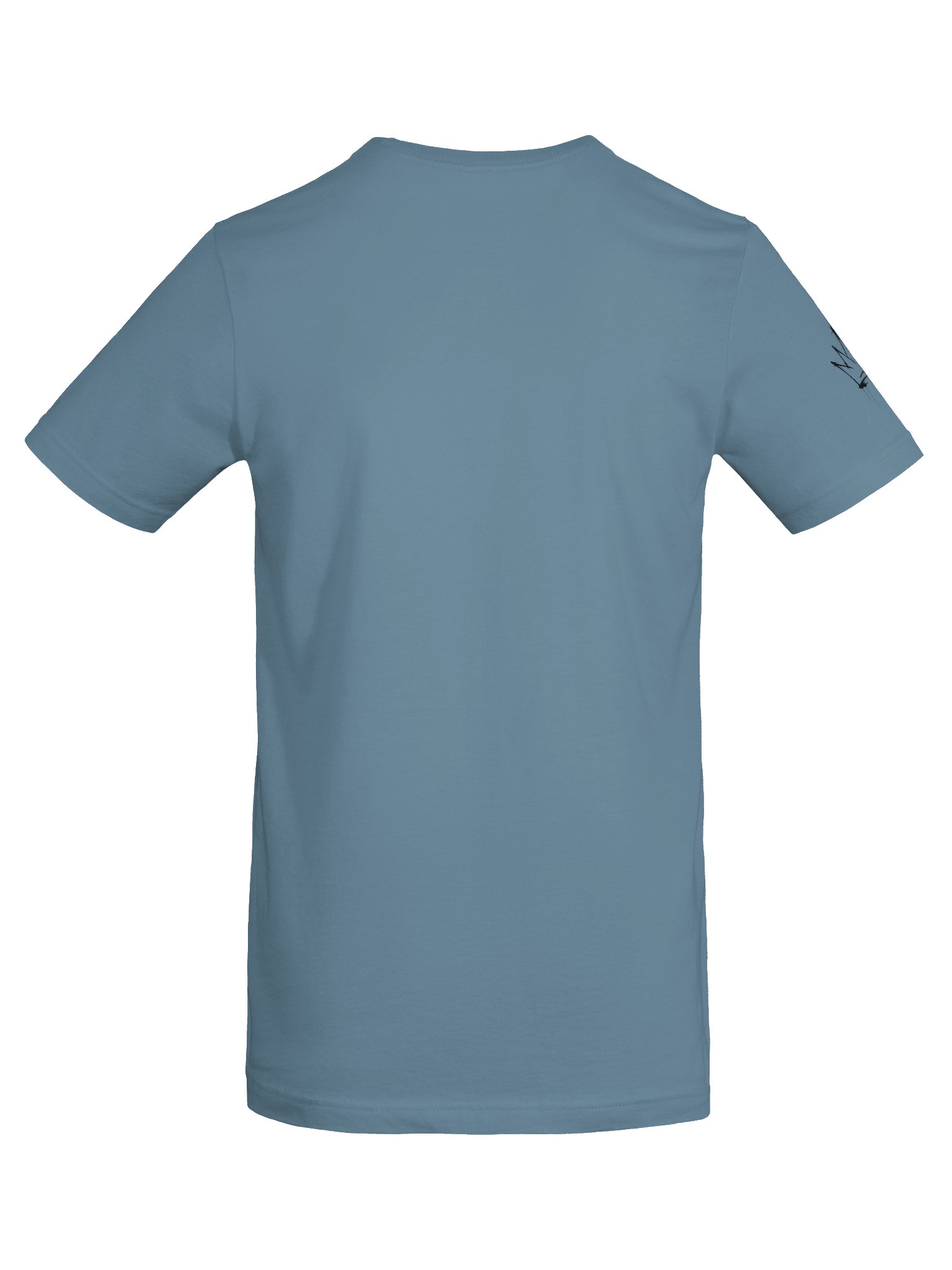 ONE KING Rooted IV Premium T-Shirt with sleeve logo black print product image (3)