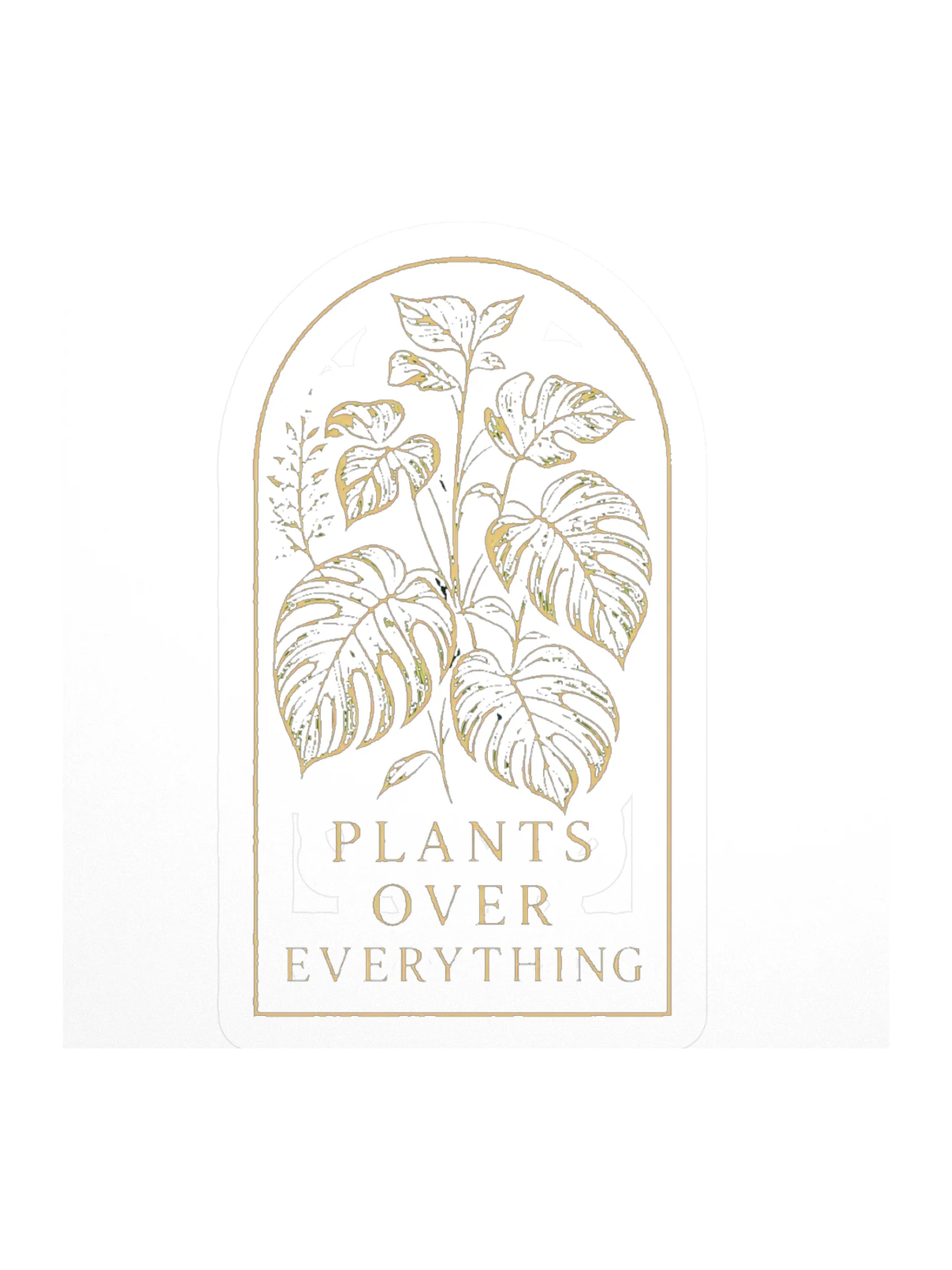 Plants Over Everything Sticker product image (1)