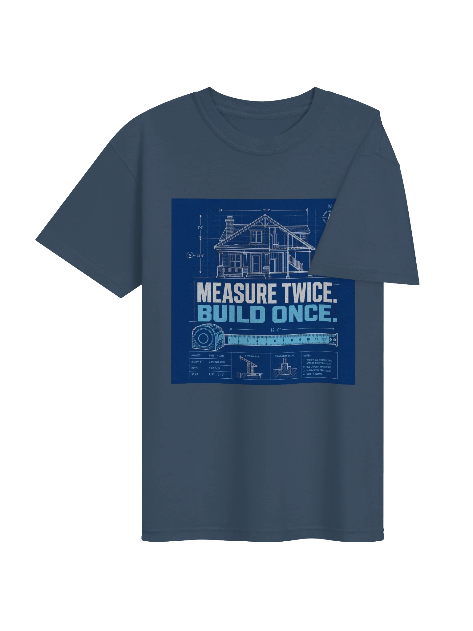 Measure Twice Build Once Tee — view 12