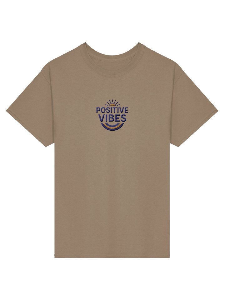 Positive Vibes T-Shirt (embordered) product image (2)