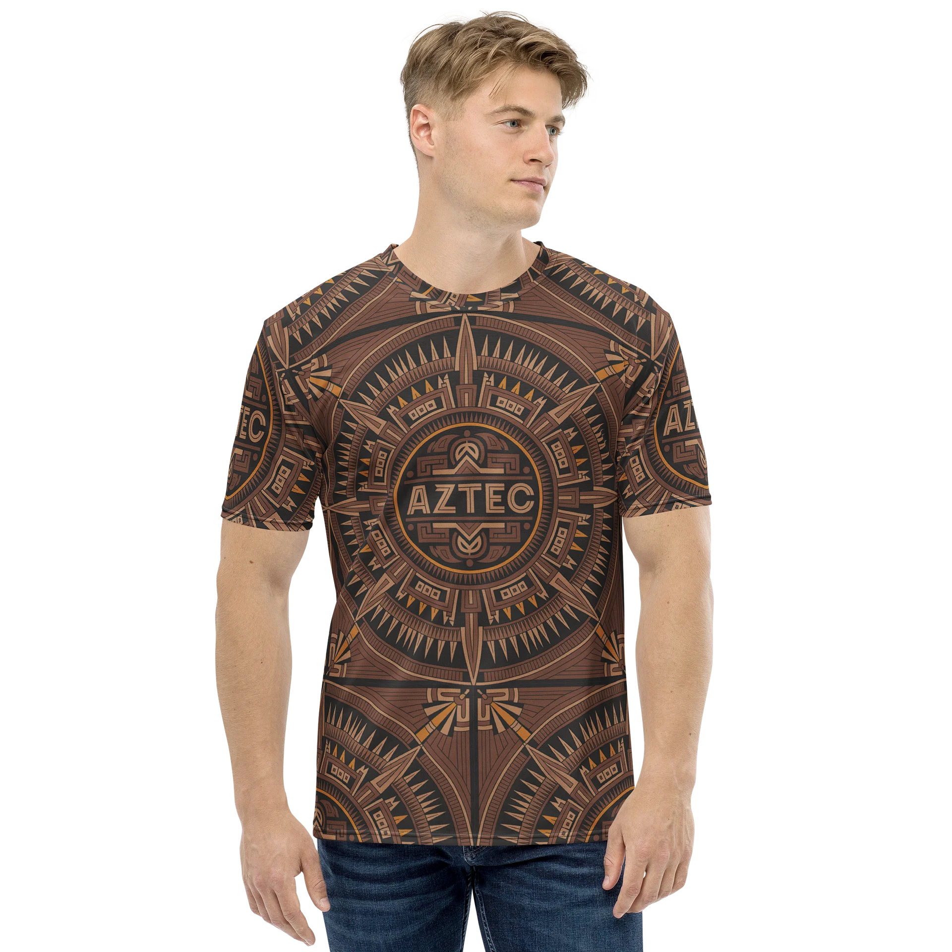 Aztec Sacred Geometry T-Shirt – Ancient Geometry 01 product image (6)