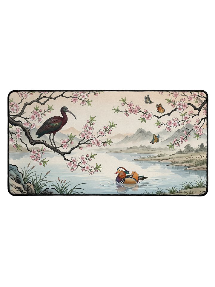 Japanese River View - Desk Mat product image (1)