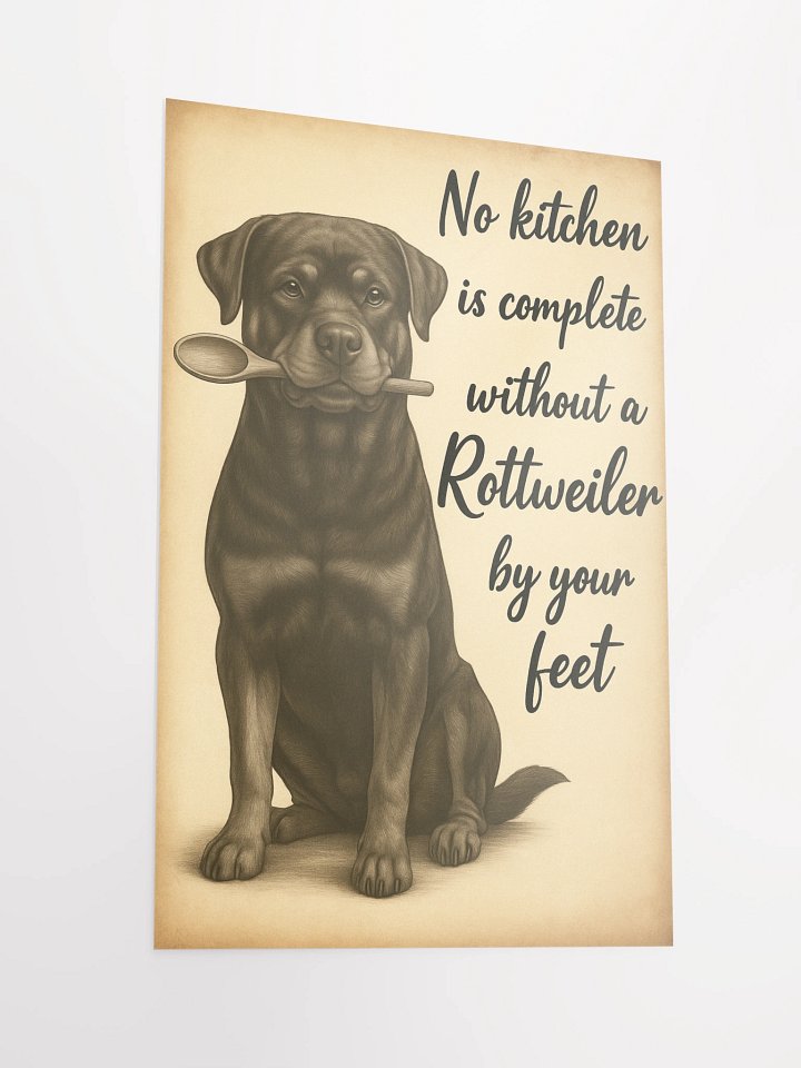No kitchen is complete without a Rottweiler by your feet product image (5)
