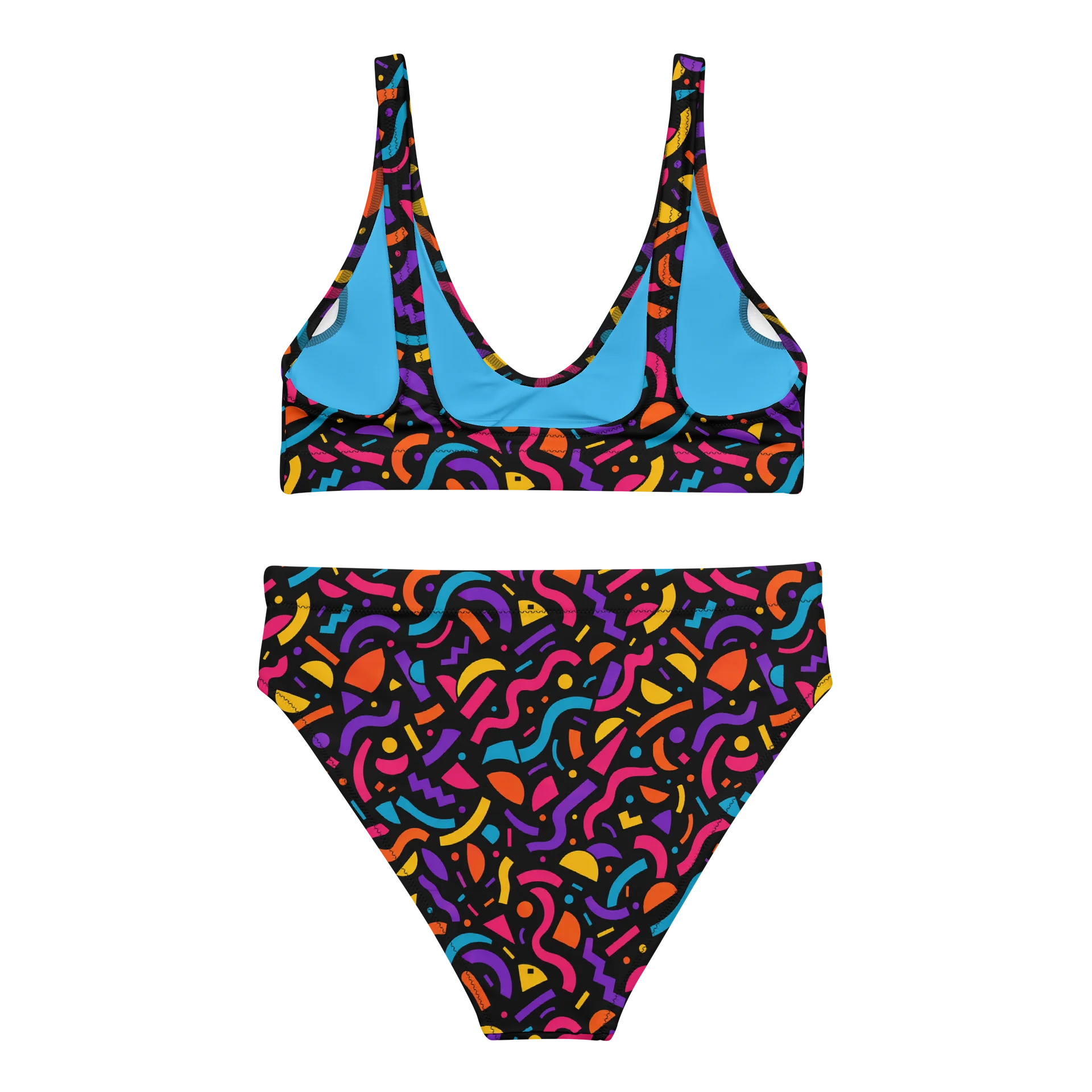 Neon Rewind High-Waisted Two-Piece Bikini product image (2)