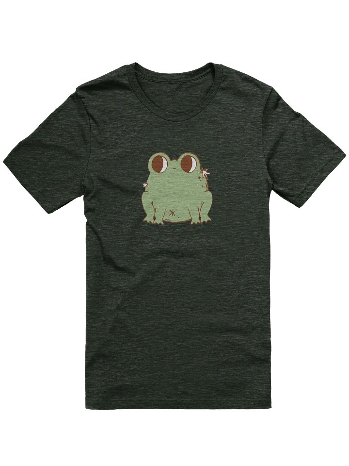Frolicking Frog Cartoon T-Shirt | Retro 70s Whimsical Frog Character Tee product image (1)