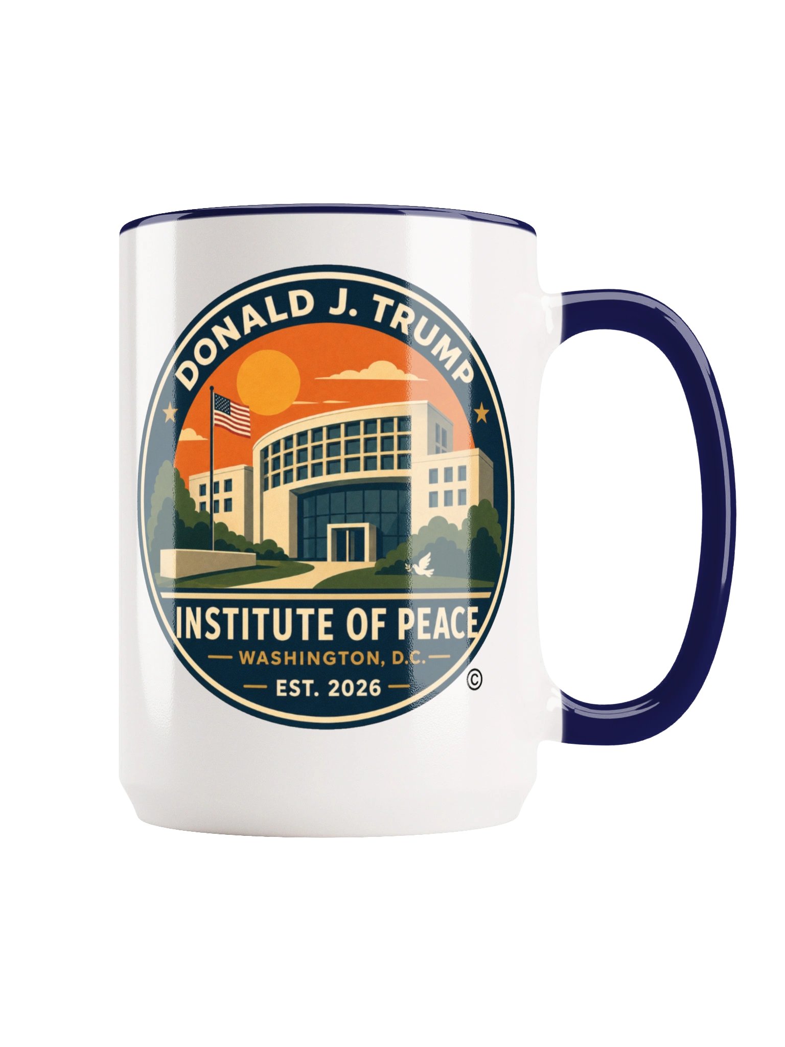 Official 15 oz Souvenir Mug - Donald J. Trump Institute of Peace™ product image (1)