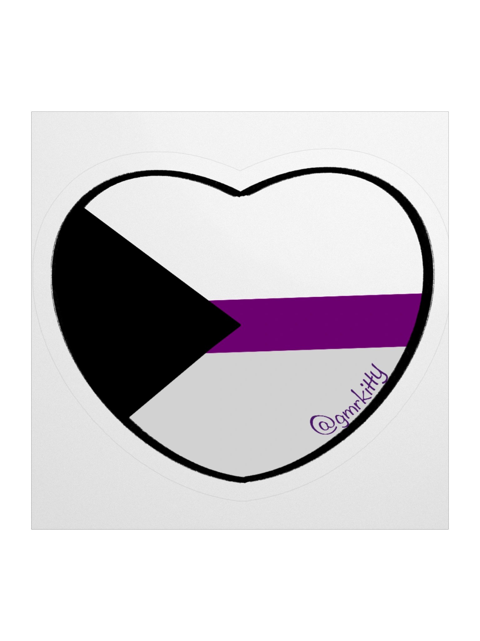 DemiS Pride Heart Sticker product image (2)