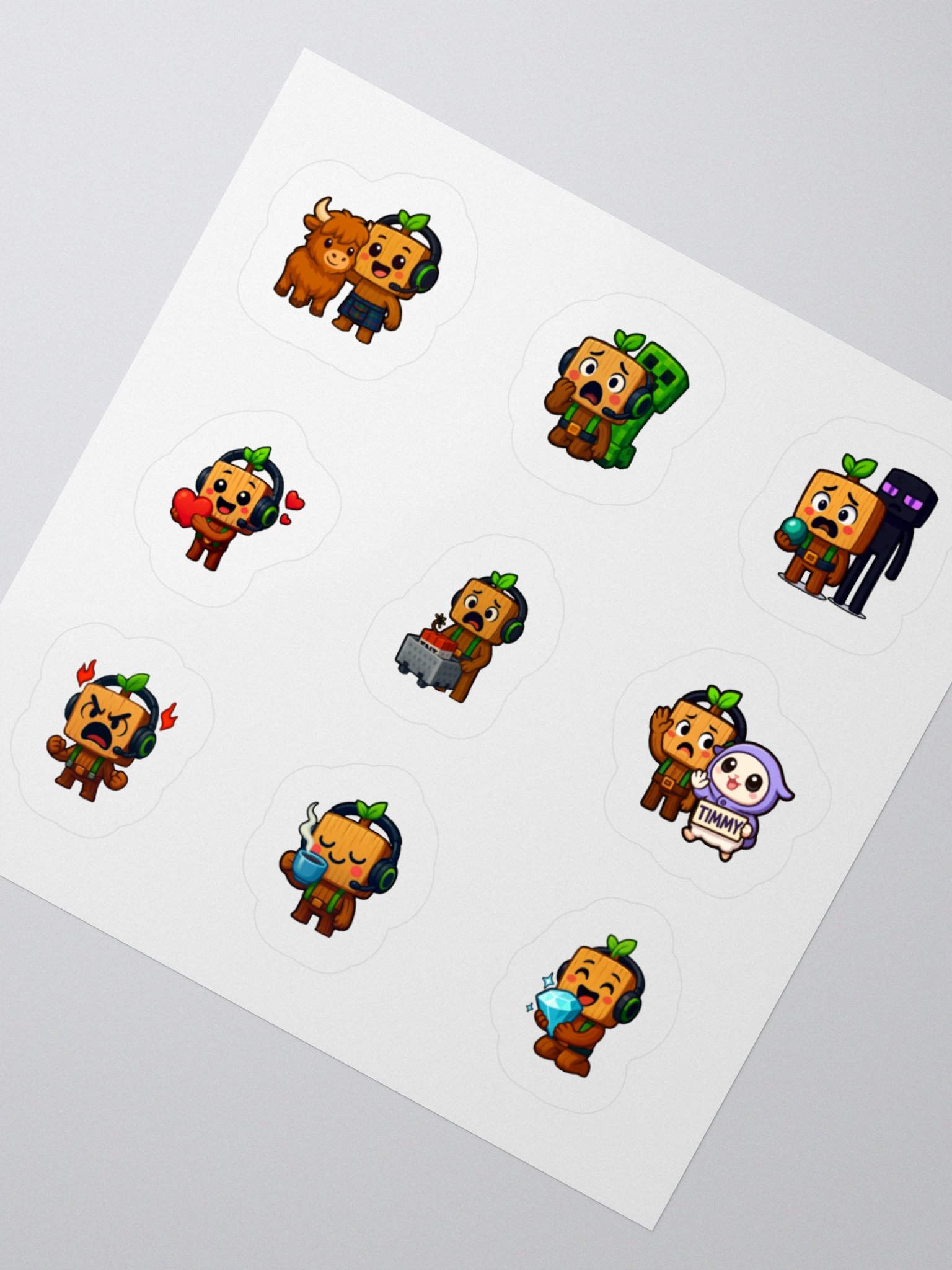 Emote Sticker Sheet product image (2)