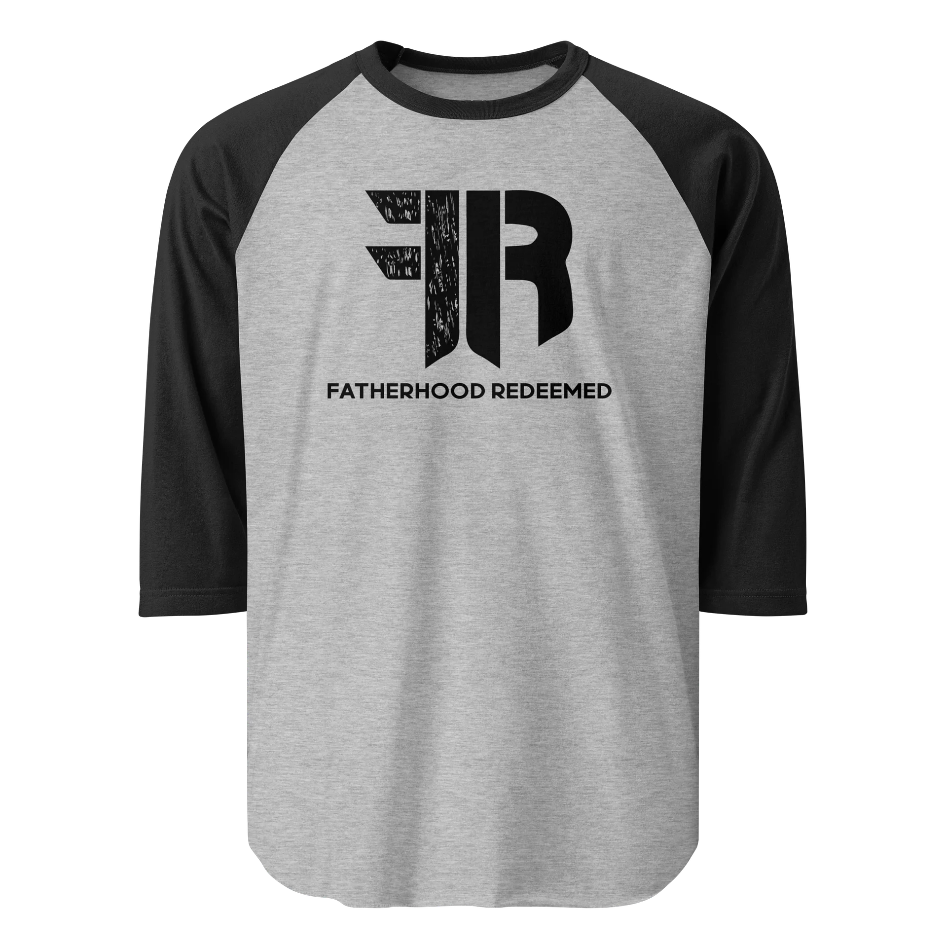 FR CORE LOGO BASEBALL TEE (GRAY/BLACK) product image (1)