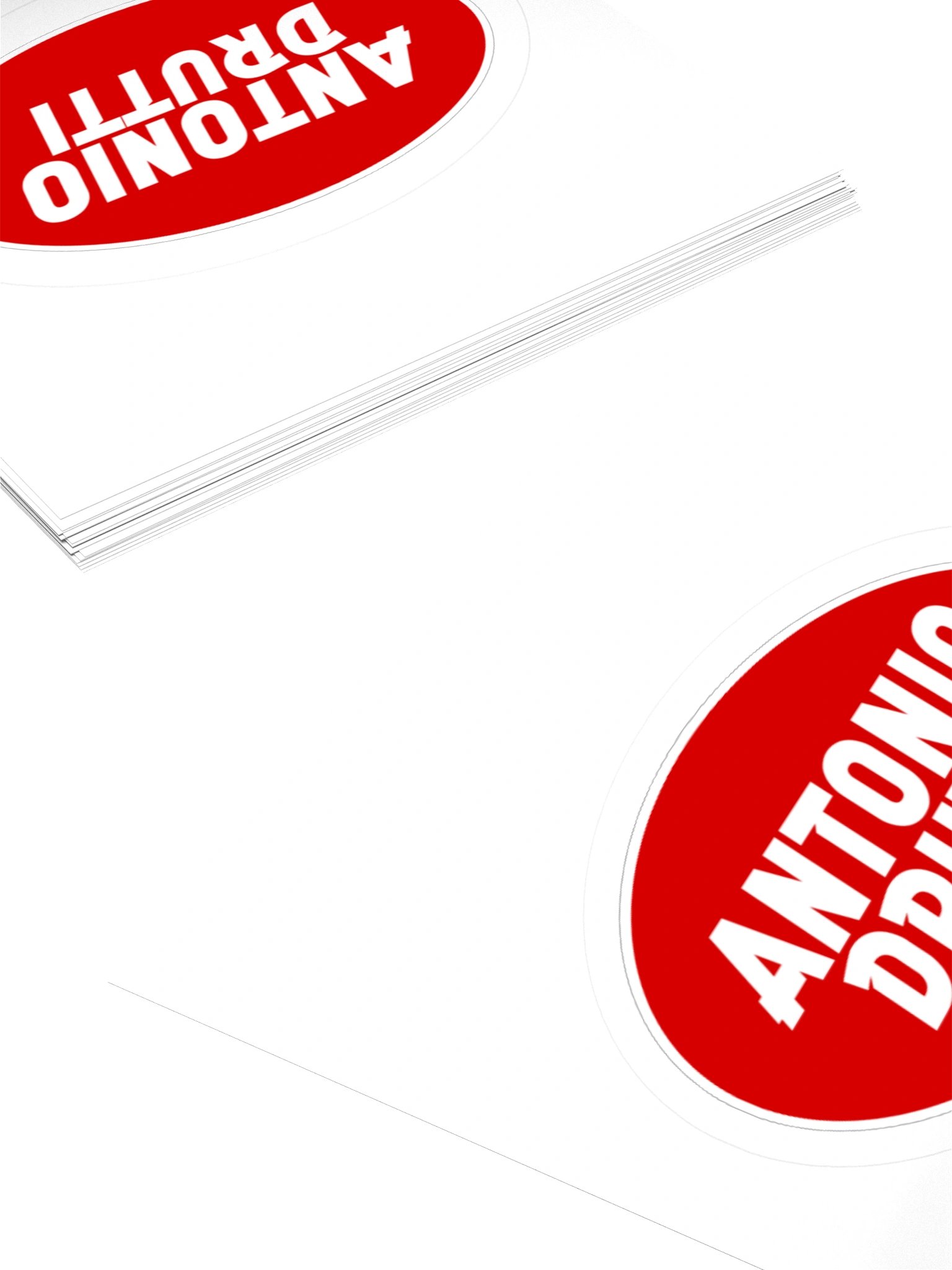 Antonio Drutti LOGO 2025- Sticker Versie 1 product image (14)