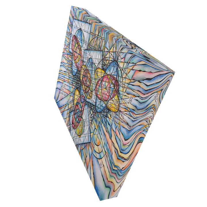 Rolling Not Slipping - Geometric Physics Art Canvas Print product image (2)
