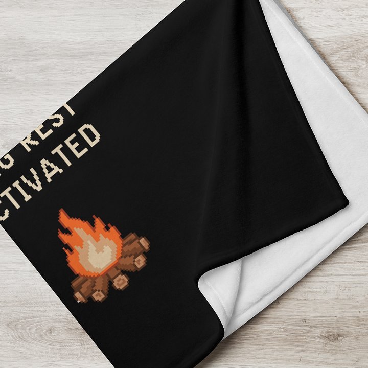 Long Rest Activated Blanket | Chronic Illness Recovery & Gamer Rest Throw product image (2)