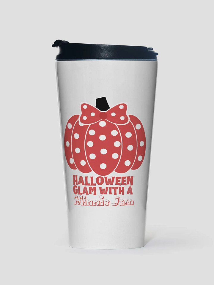 Disney Halloween Polka Pumpkin Stainless Steel Travel Mug product image (1)