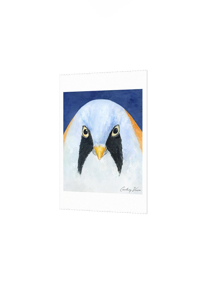 Bearded reedling print product image (2)