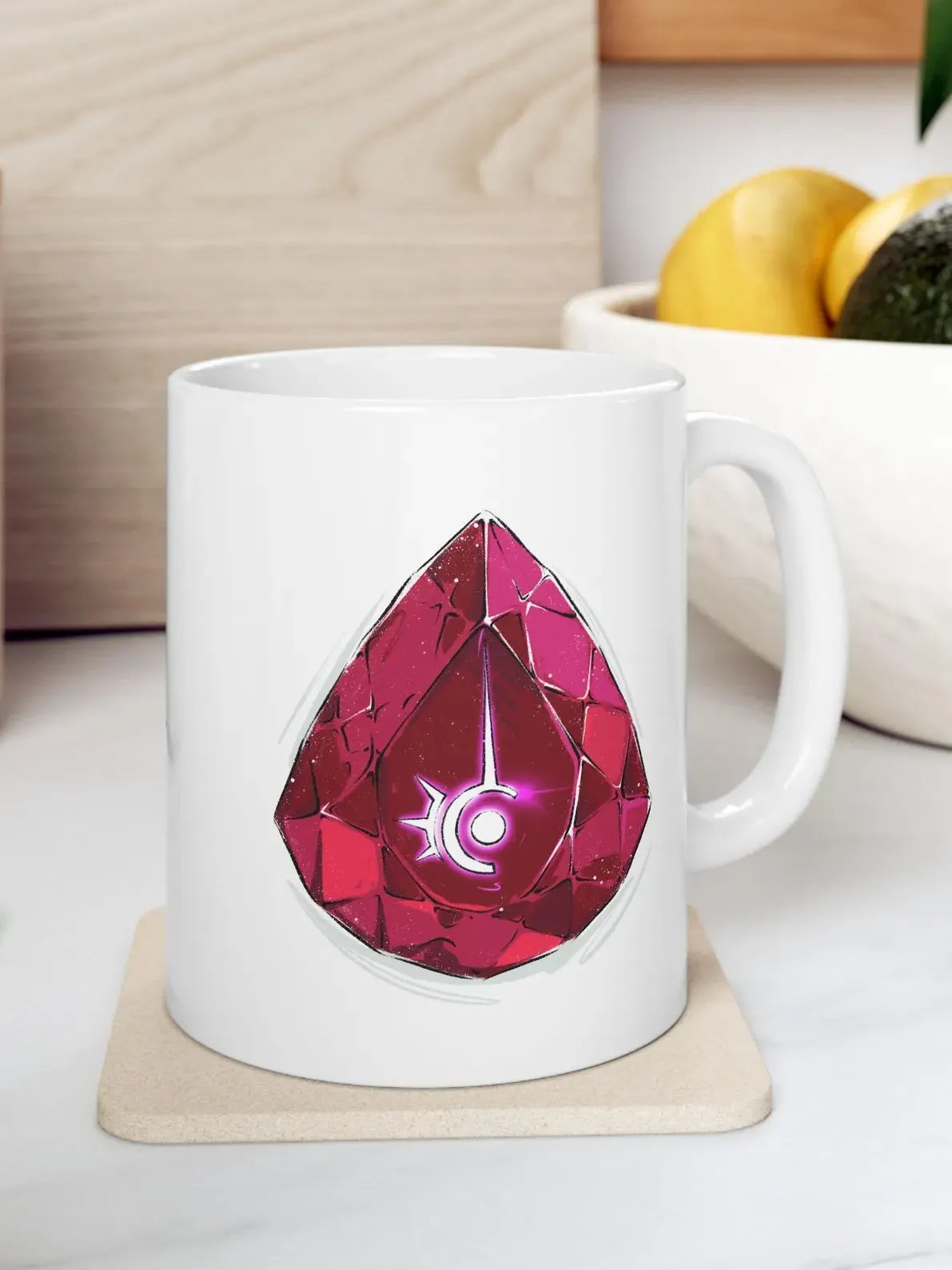Red Mage Ceramic Mug product image (5)