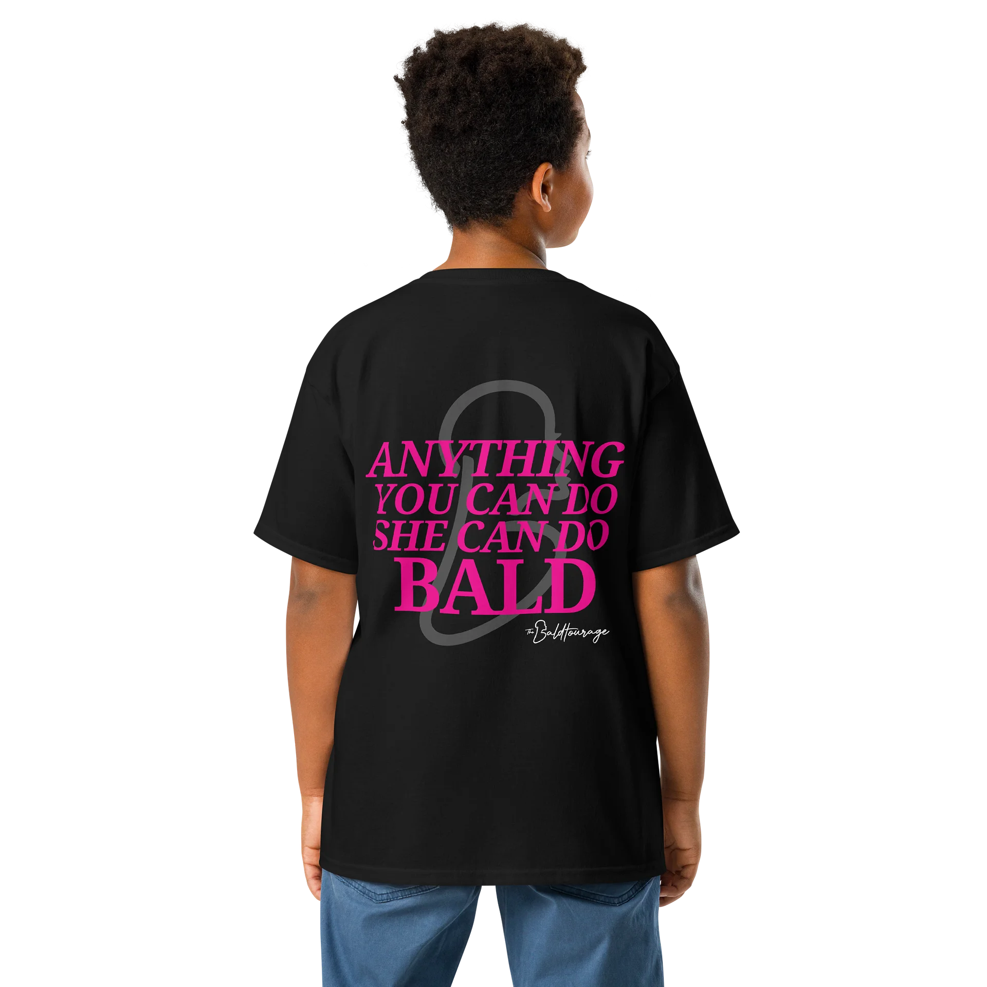 Anything You Can Do *She* Can Do Bald - Kids Basic Tee product image (4)
