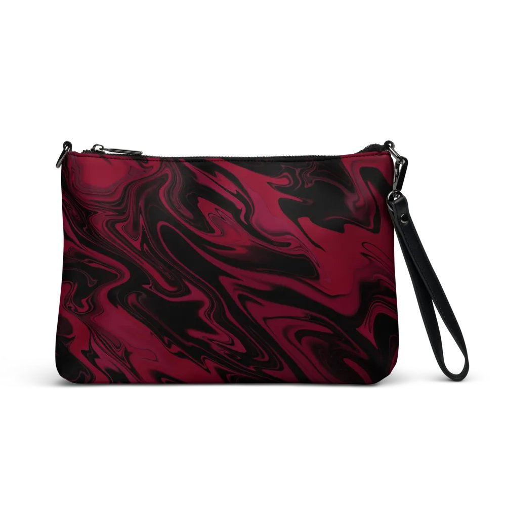 Stylish Swirl Flip-Sided Faux Leather Crossbody Bag product image (1)