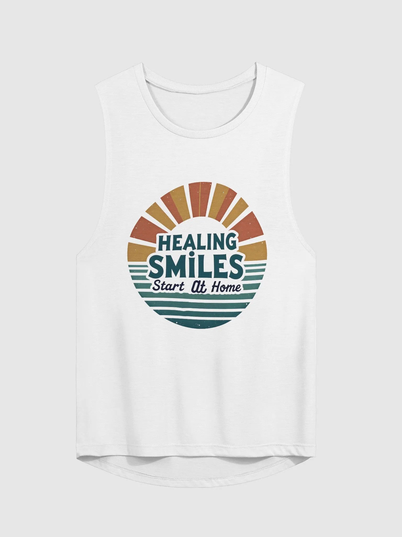 Retro Healing Sunset Muscle Tank product image (4)