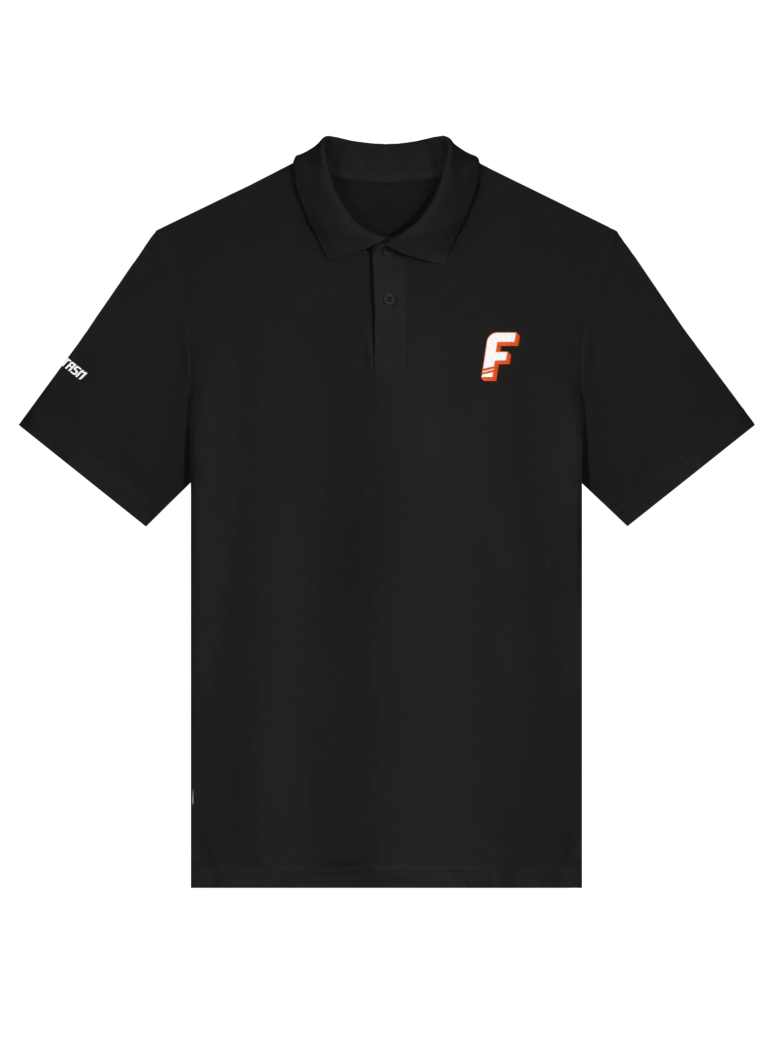 Fantasm Embroidered Polo, Black, Product view