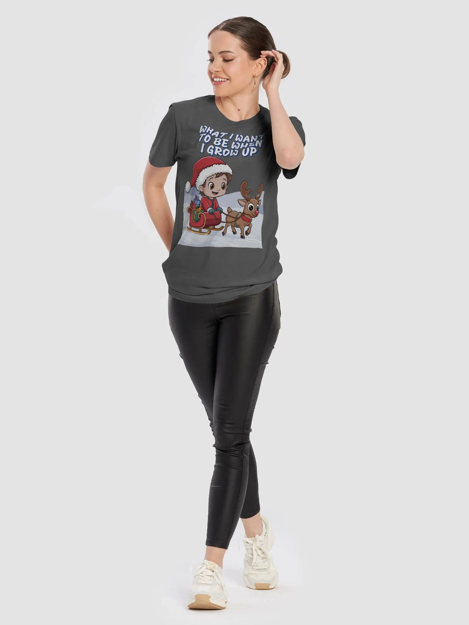 What I Want To Be When I Grow Up - Young Santa T-shirt product image (65)
