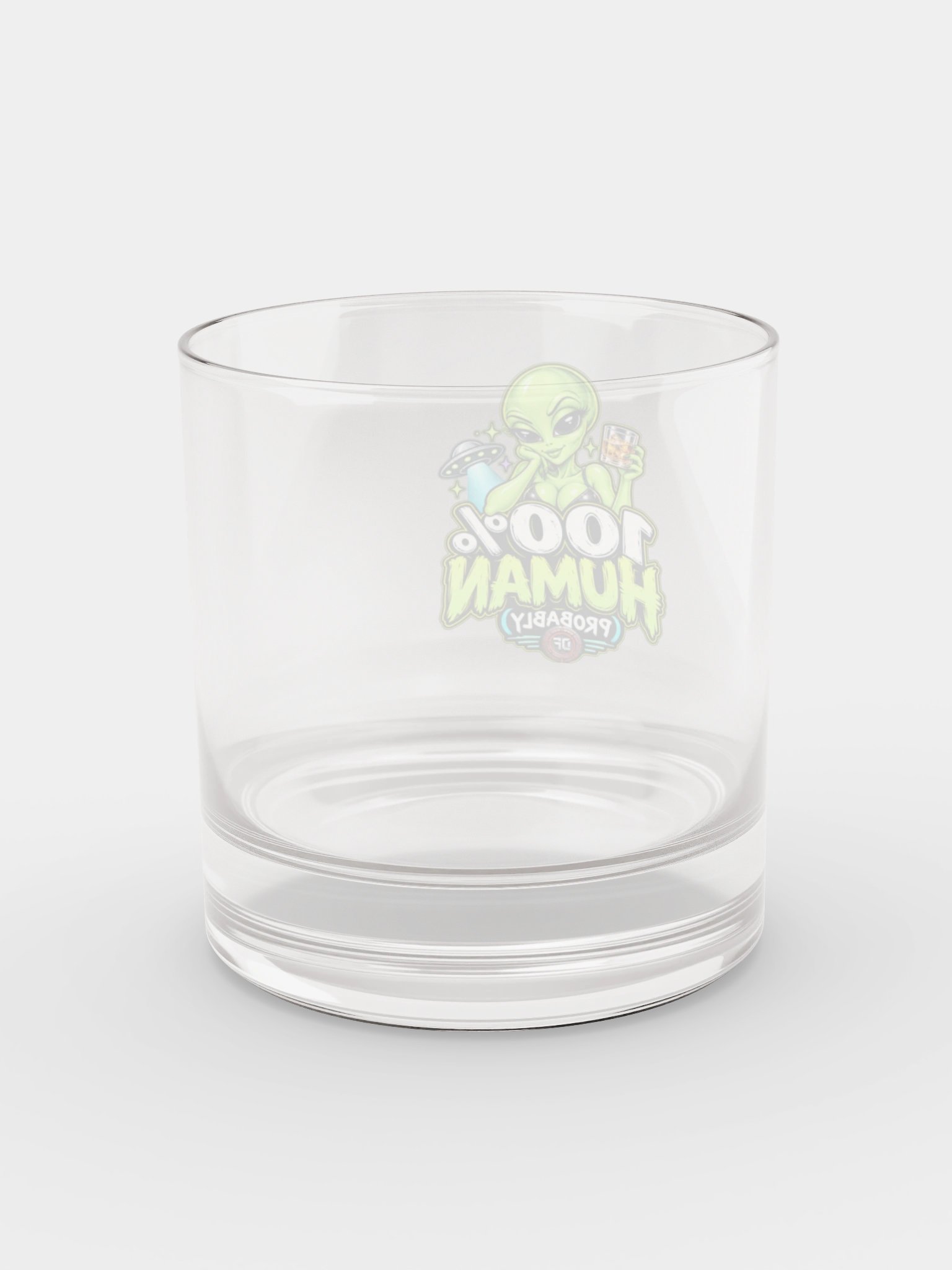 Probably Human Whiskey Glass product image (6)