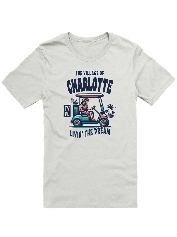 The Village of Charlotte TV FL Golf Cart Design T-Shirt product image (1)