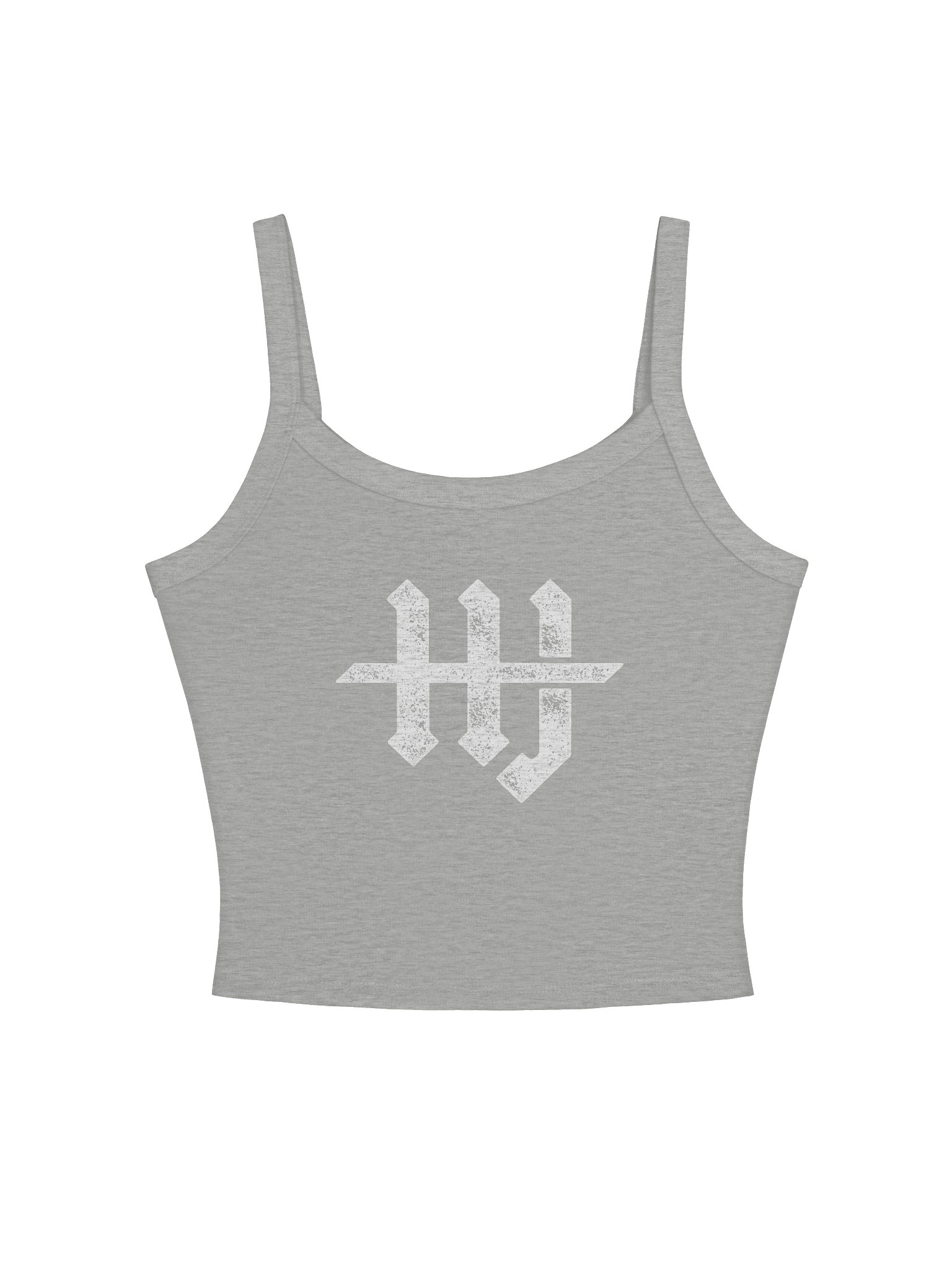 HJ Outlaw Micro-Rib Tank Top Grey product image (1)