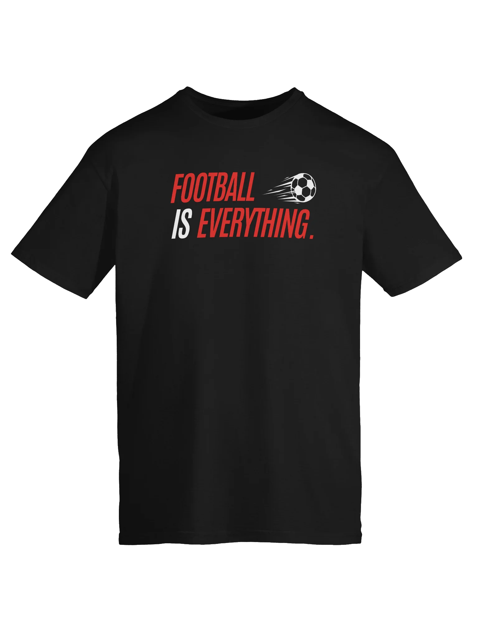 'Football Is Everything.' T-Shirt (Black) (Adult Edition) product image (5)