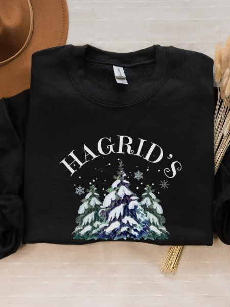 Magical Tree Farm Christmas Cozy Minimalist Sweatshirt product image (12)