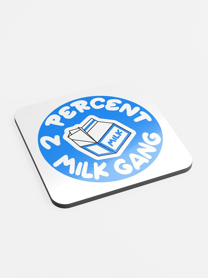 Milk Gang 2 Percent Milk Coaster product image (2)