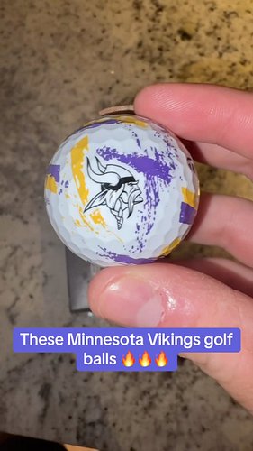 Minnesota Vikings golf balls 🔥🔥🔥

#minnesotavikings #skol #nfl #minnesota