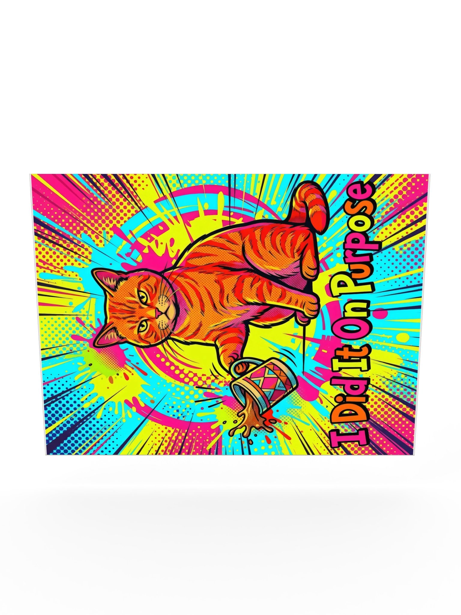 On Purpose Cat Poster product image (24)