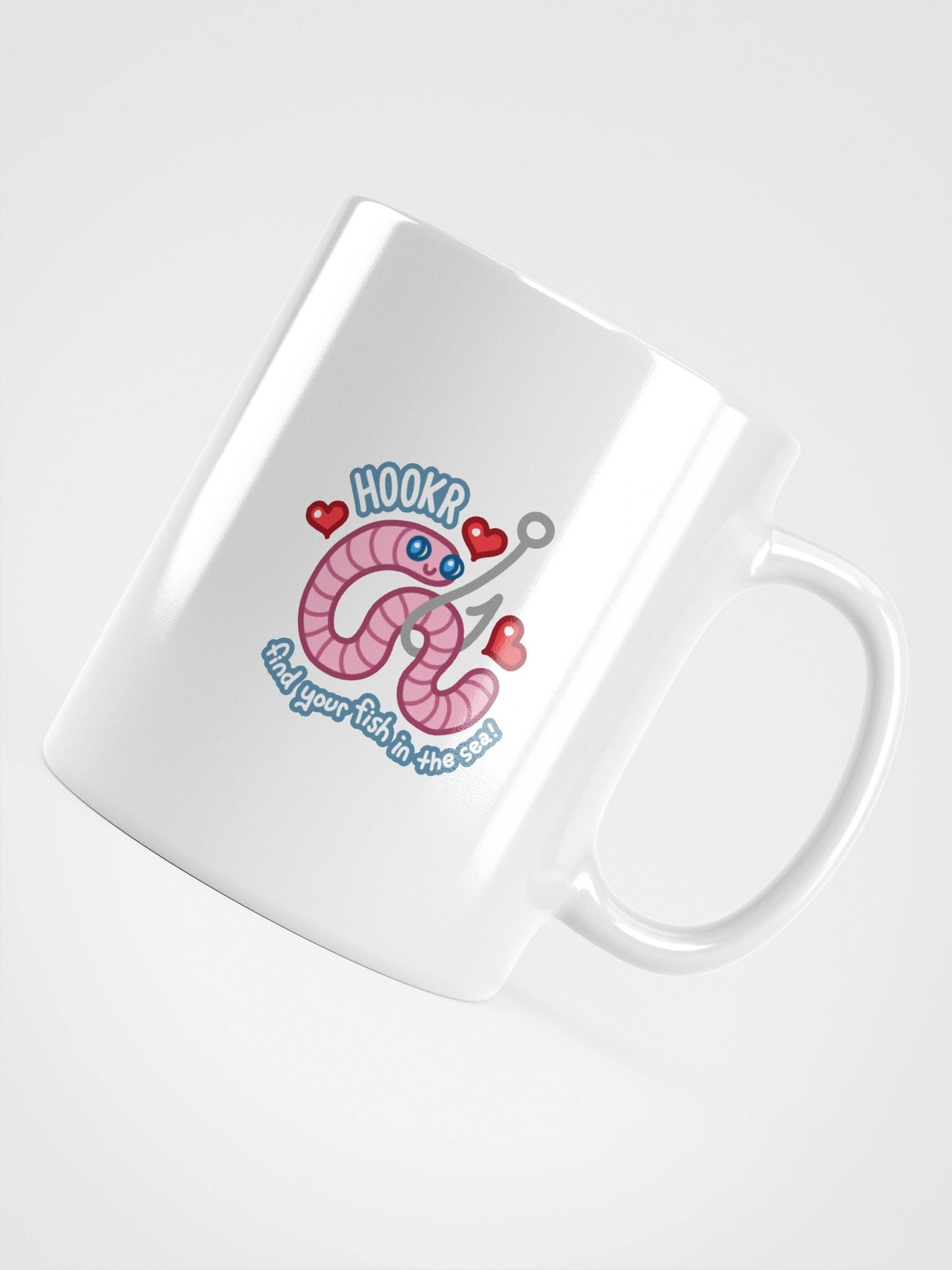 Gill, 26 (+Hookr Logo) White Mug product image (4)