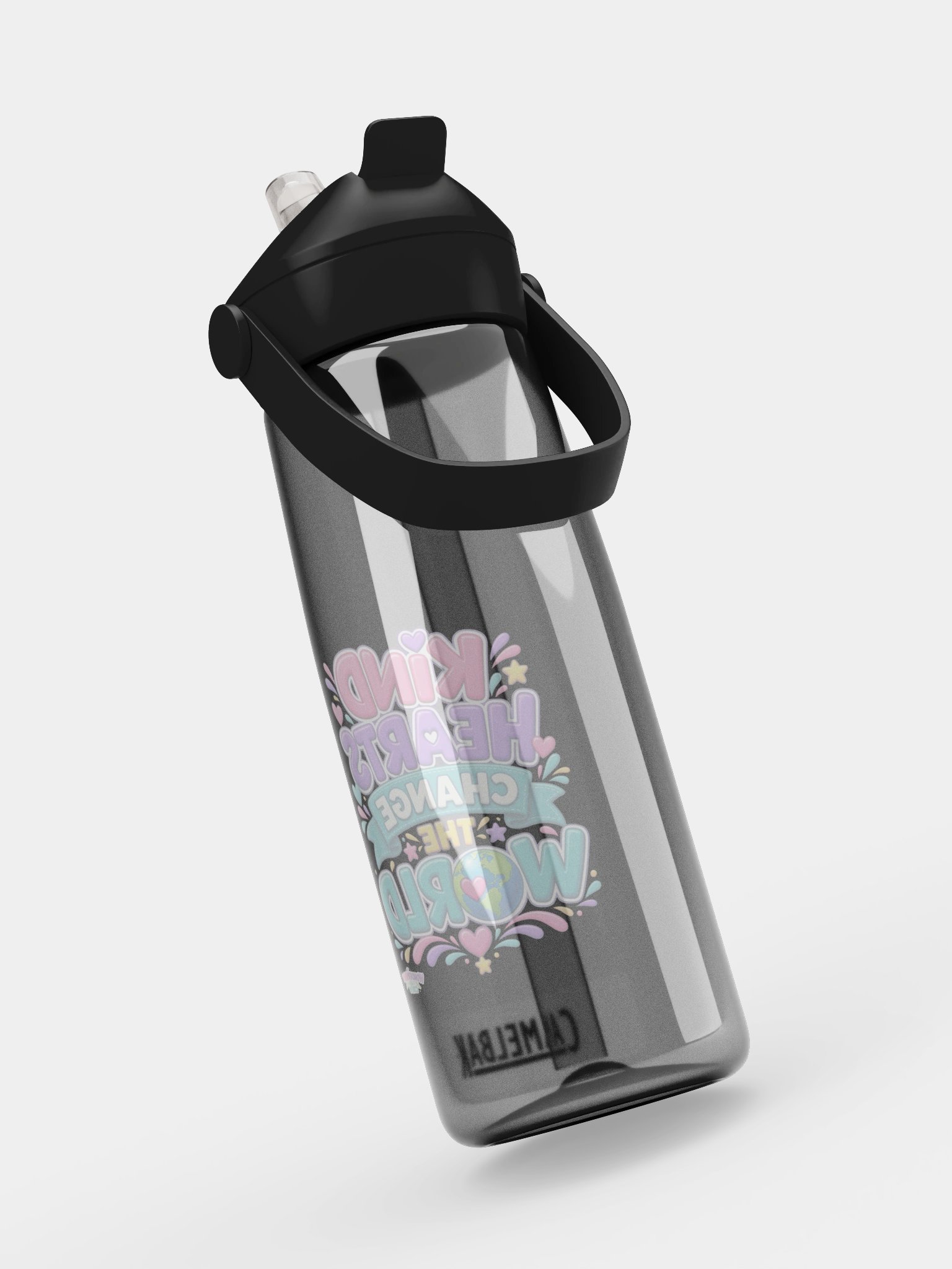 CamelBak Thrive® Flip Straw Inspirational Water Bottle - Kind Hearts Change the World. product image (7)