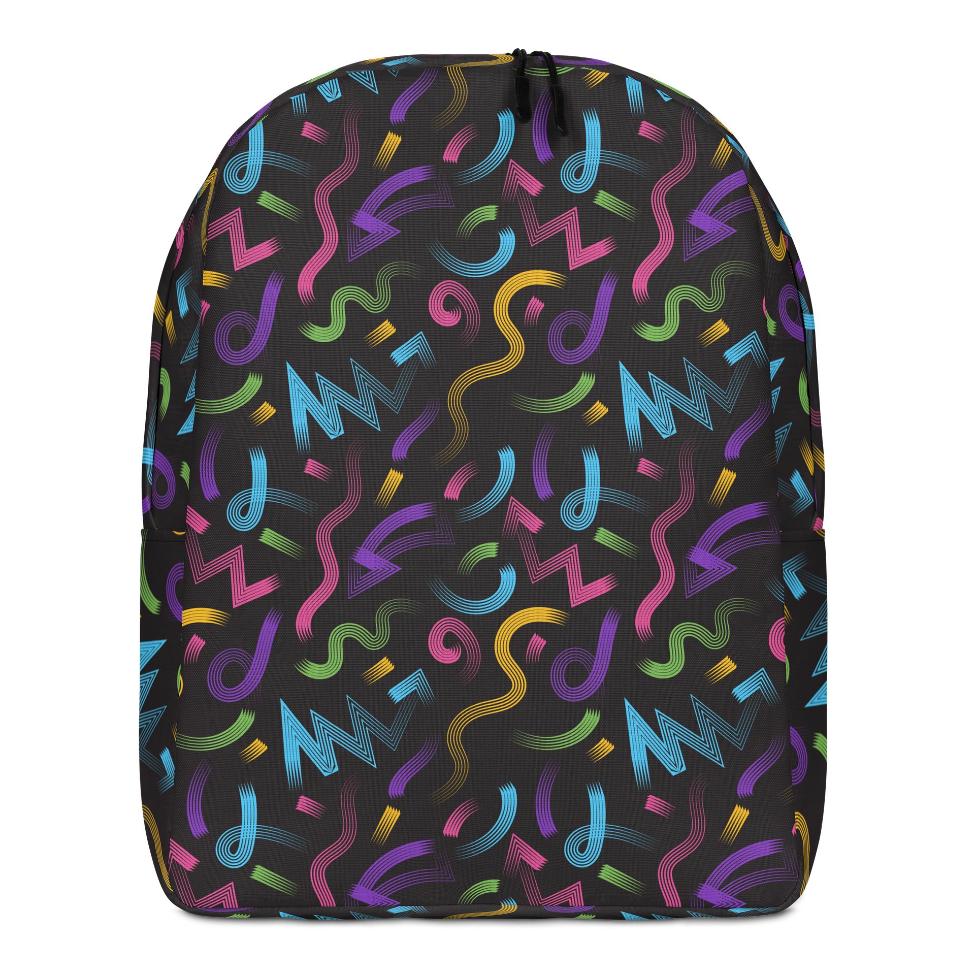 Minimalist Backpack with Bold and Colorful Vibrant Design product image (1)