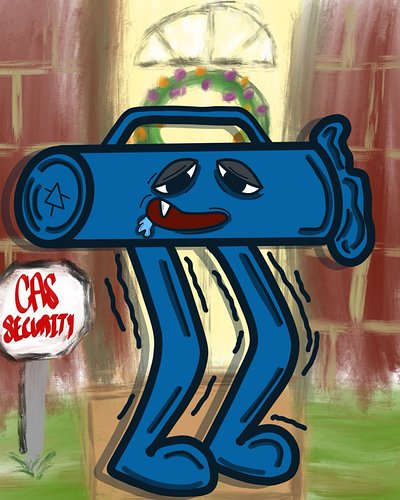 Day 9. Ram. He’s been battered a few too many times. Made live on Twitch: Trple4Studios!!