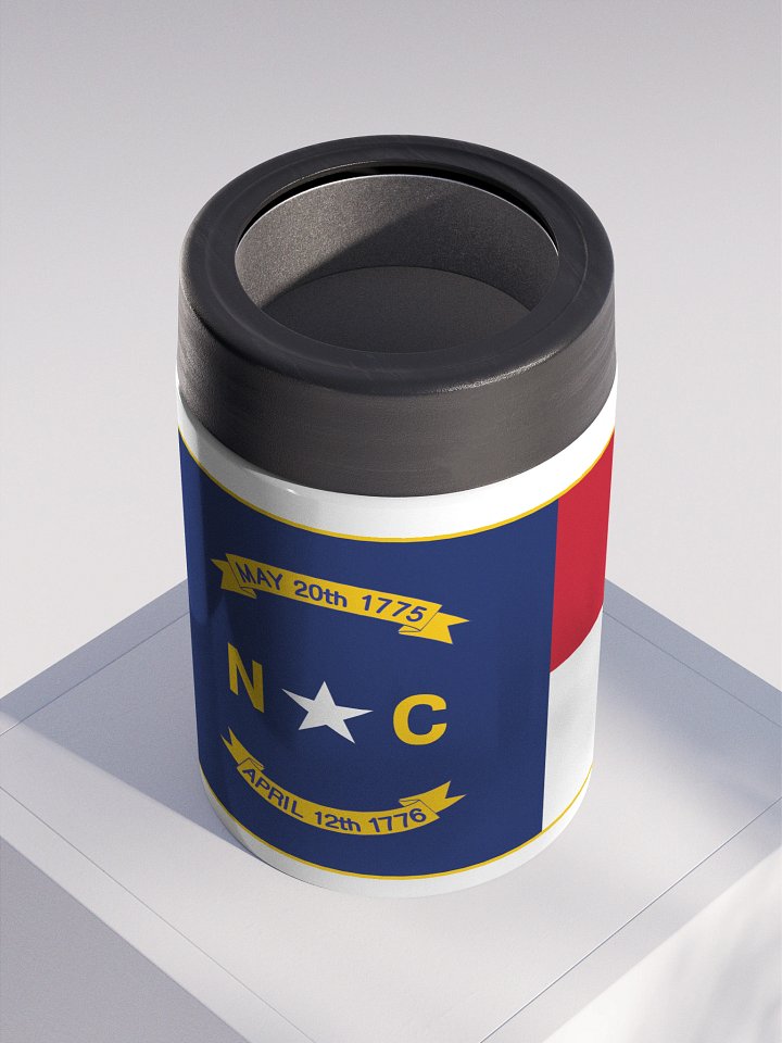 NC Revenge Flag Steel Can Koozie product image (2)