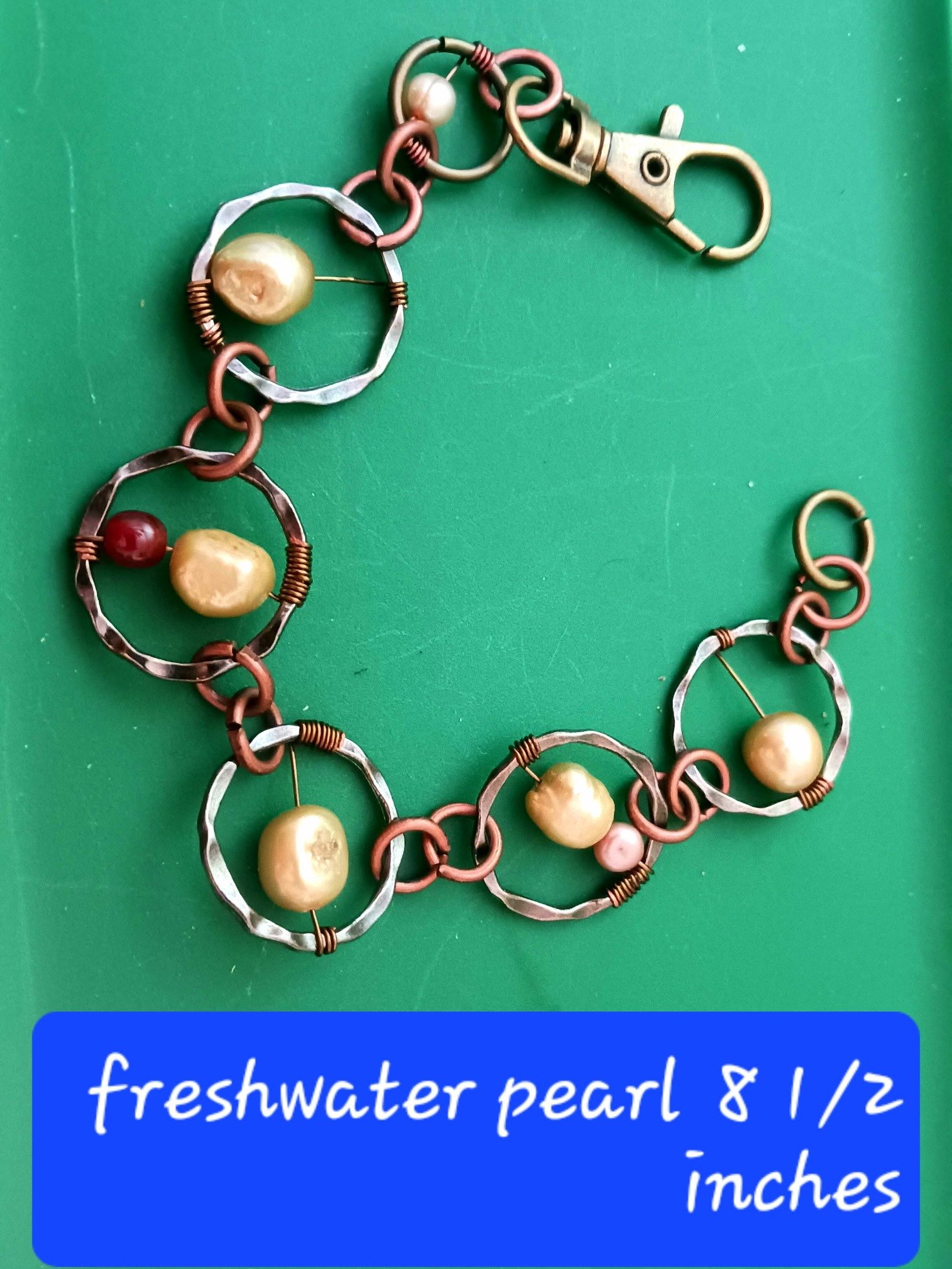 Freshwater Pearl Bracelet - Handmade Elegant Jewelry product image (2)