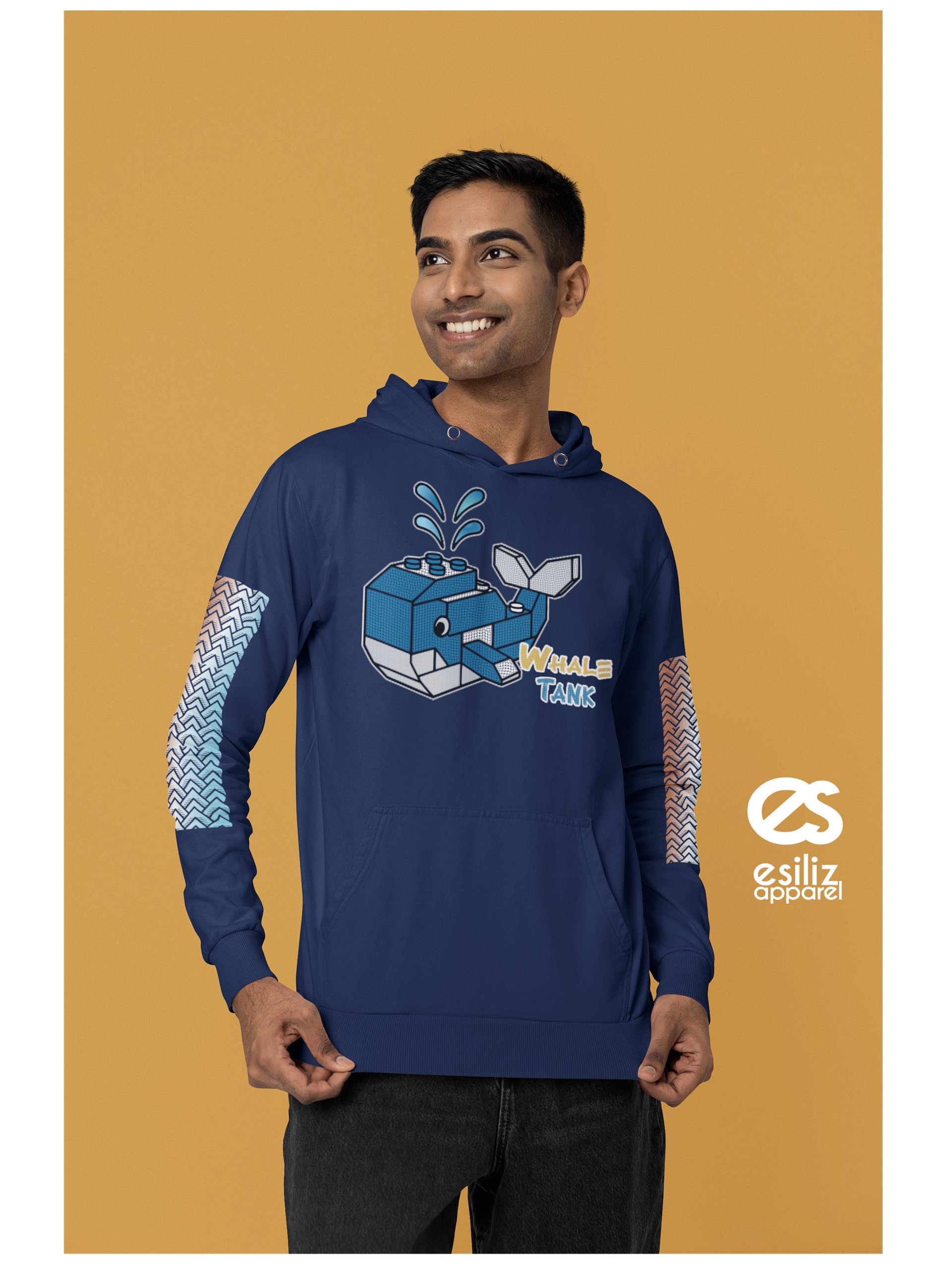 esiliz WHALE Tank Premium Hoodie product image (7)