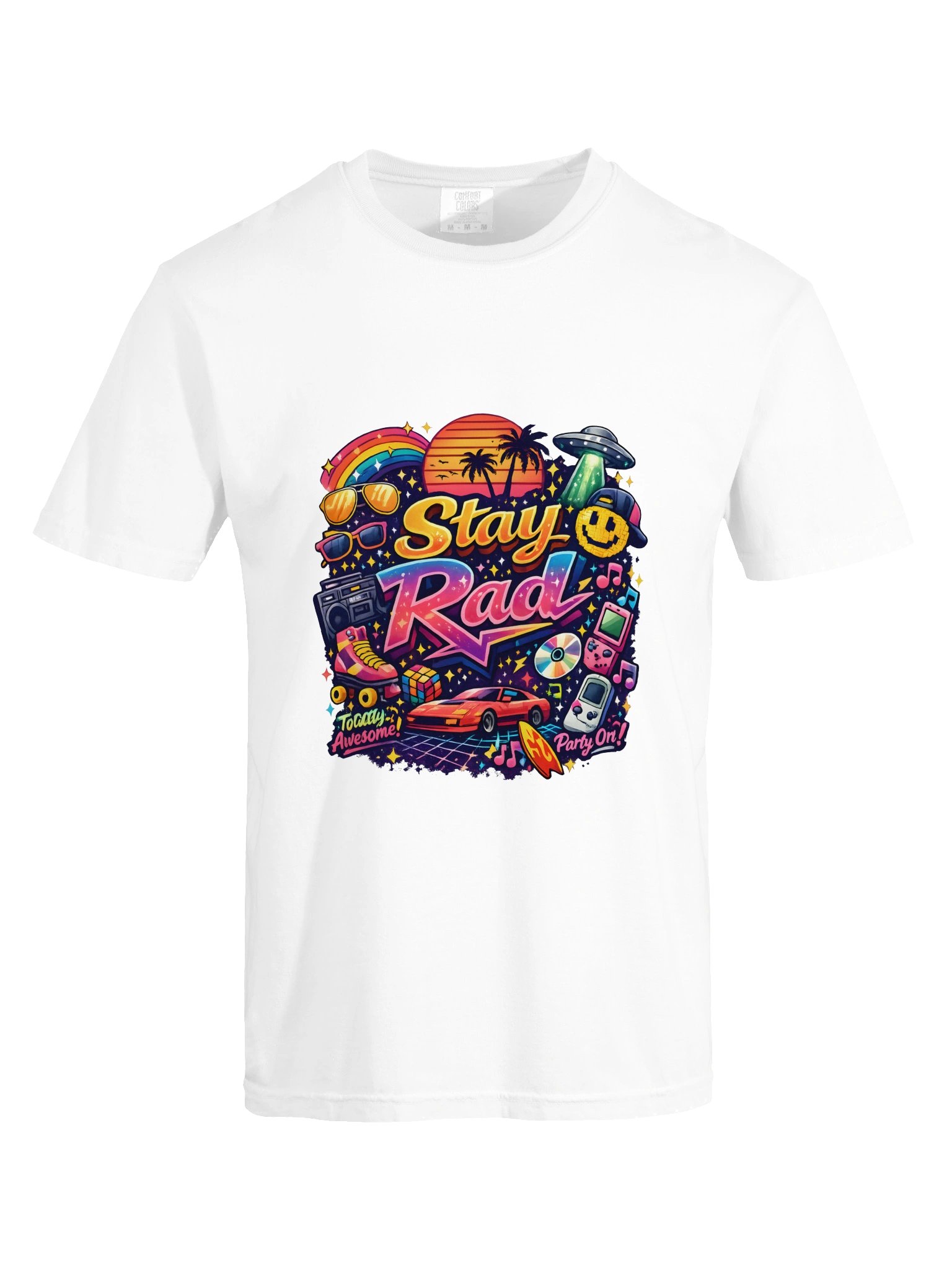 Stay Rad Retro 90s Vibe Tee product image (29)