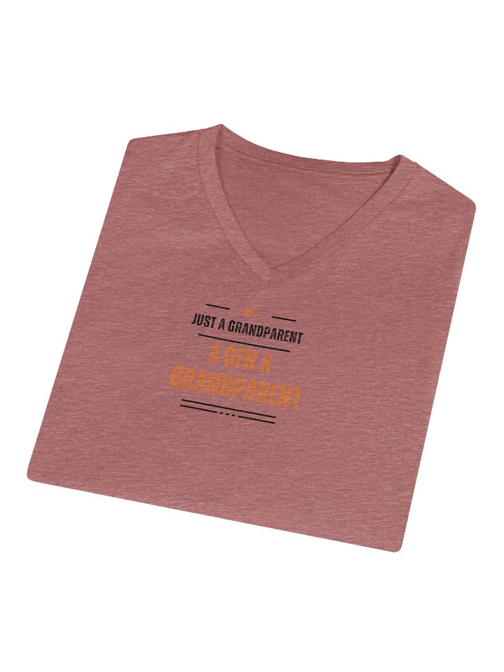 Not Just A Grandparent V-Neck Tee (Black) product image (1)