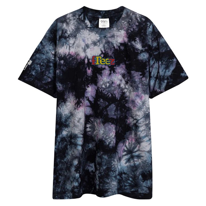 fTeez TL Oversized Tie-Dye tee (Milky Way) product image (1)