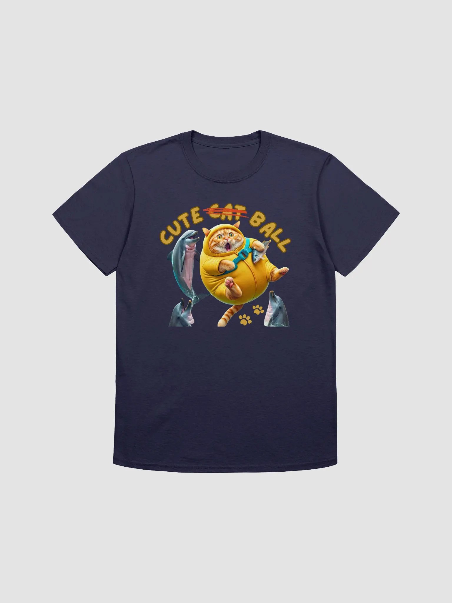 'Cute Not Cat But Ball' Unisex T-Shirt🙀🐬🏐 product image (29)