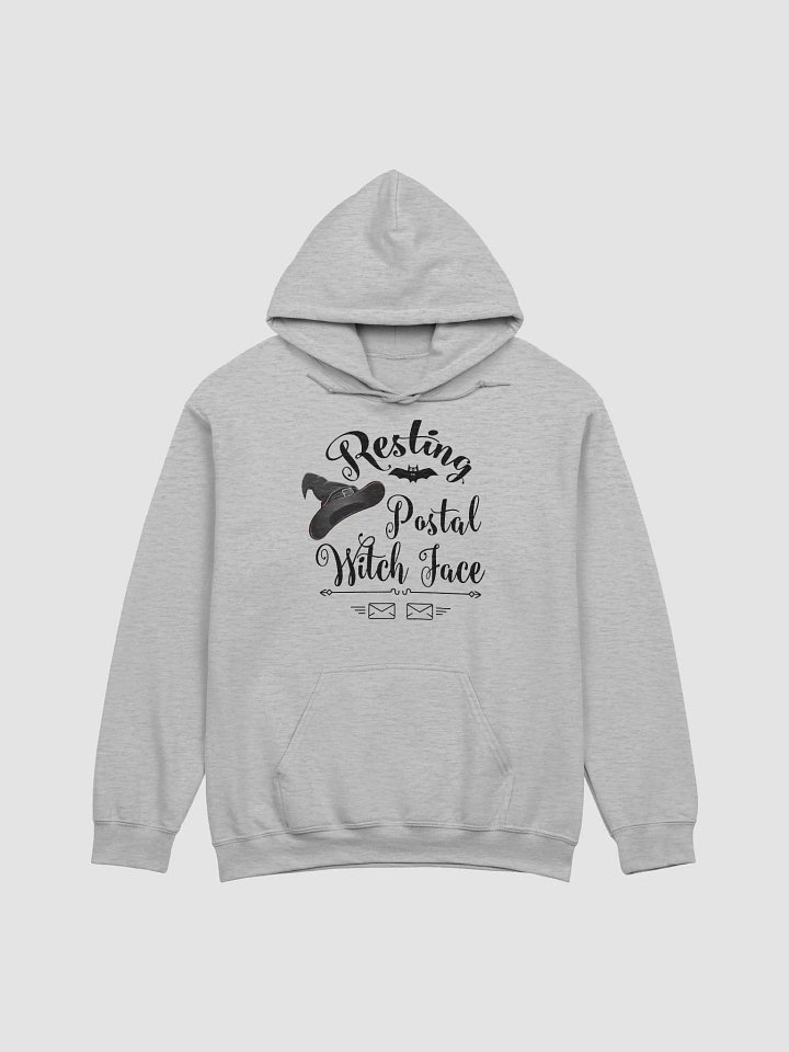 Postal witch face hoodie postal worker halloween product image (1)