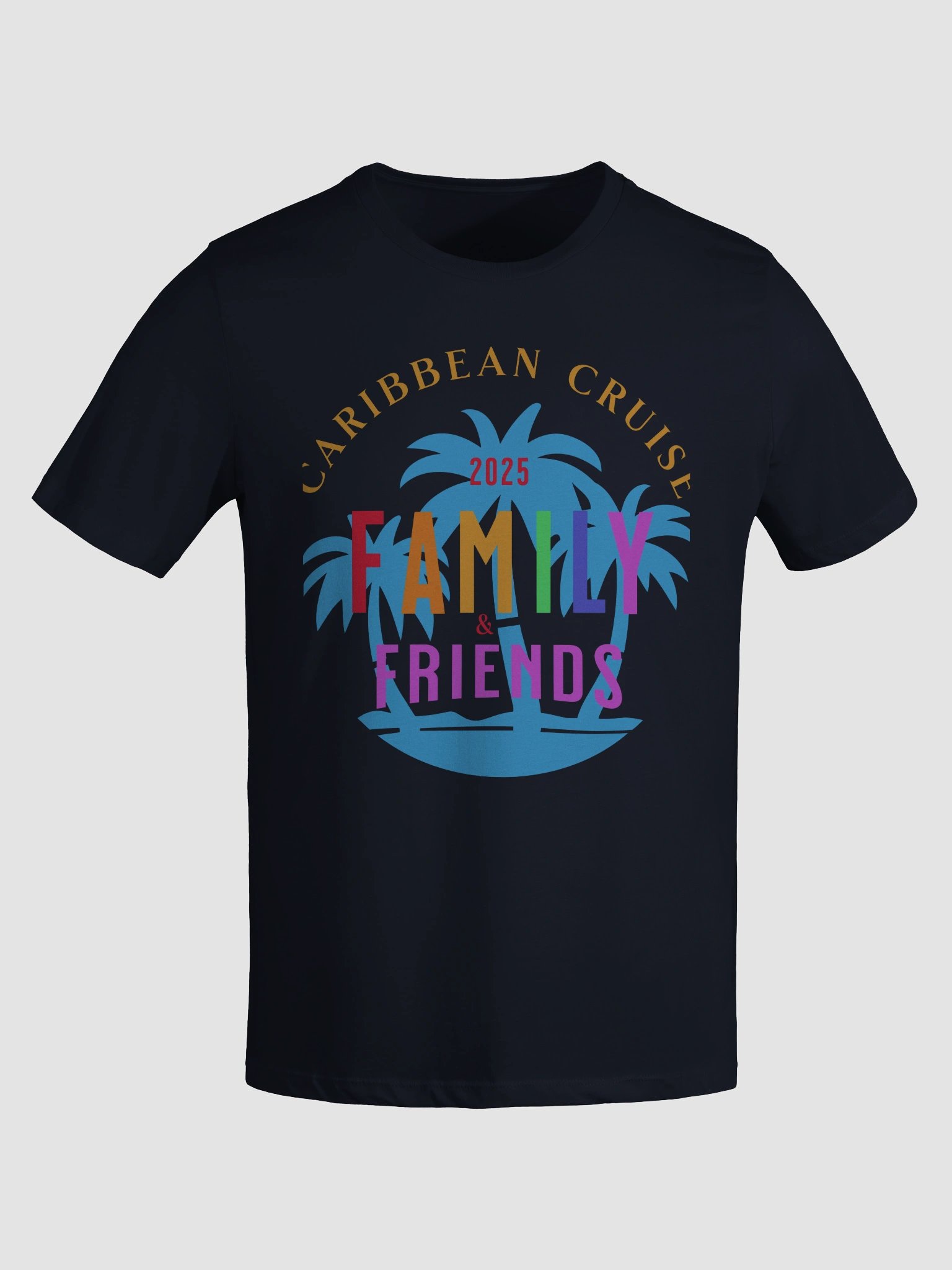 (Women's) Caribbean Cruise 2025 Family & Friends T-Shirt product image (31)