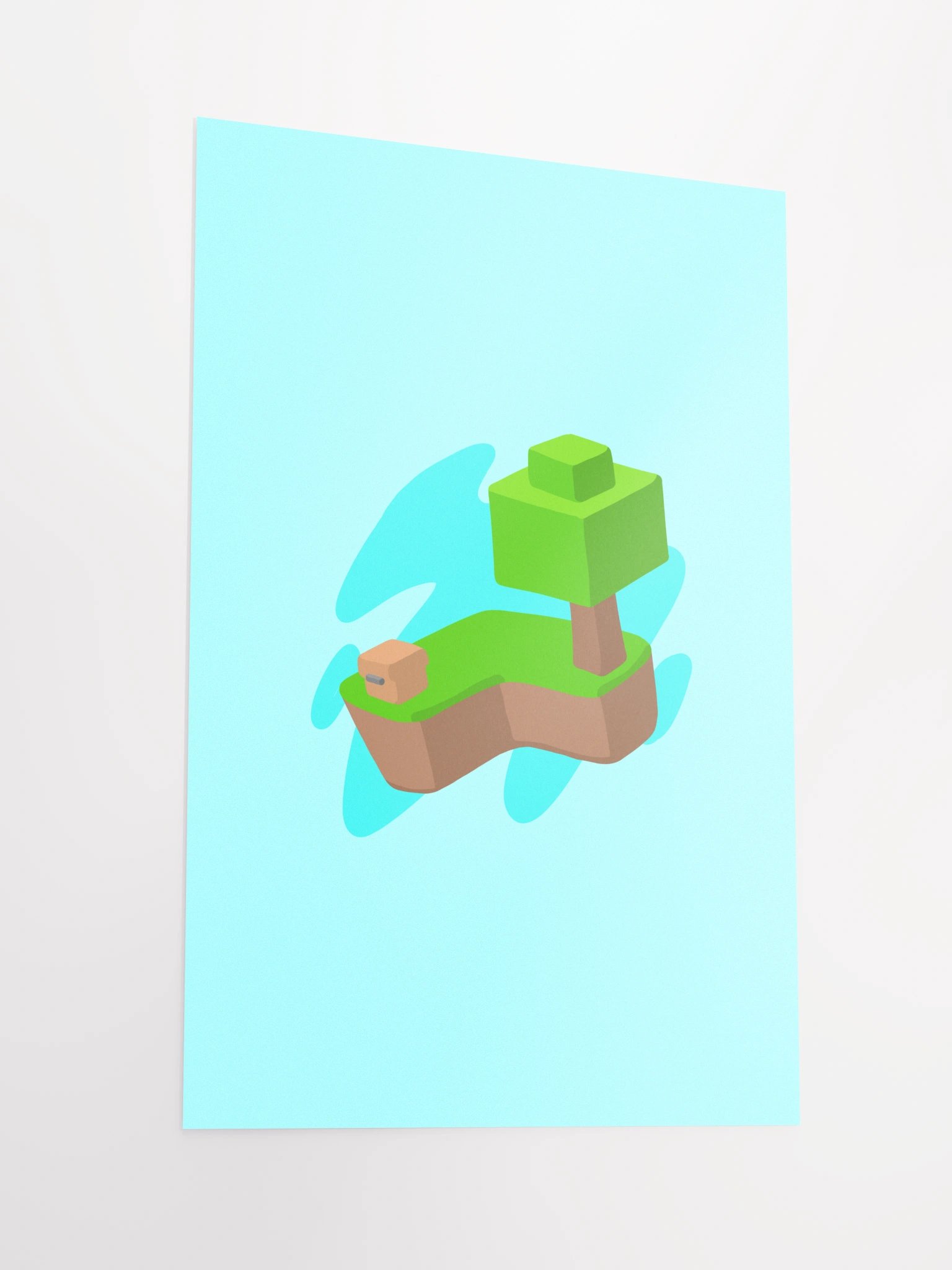 Skyblock Island Poster product image (1)