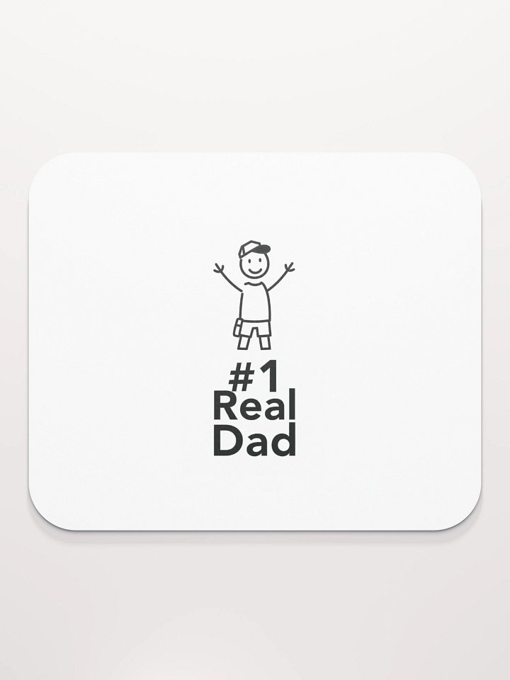 #1 Real Dad Mouse Pad product image (2)