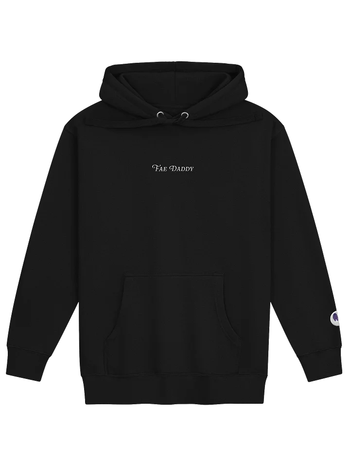 FAE DADDY Embroidered Black Hoodie product image (1)
