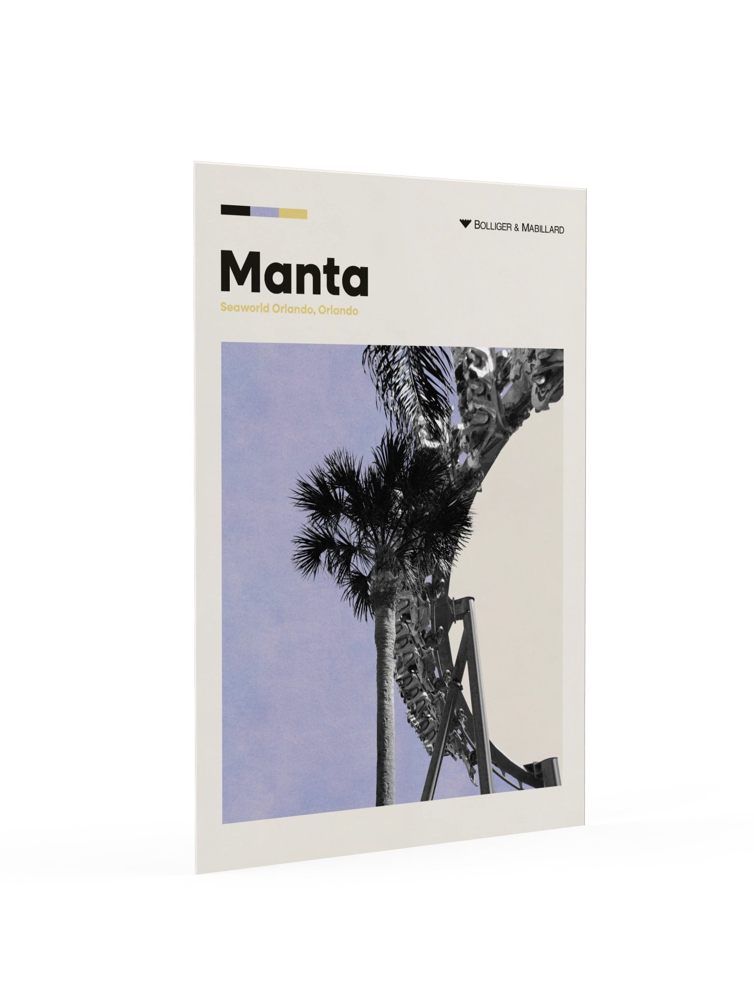 Manta Mid-Century Modern Poster product image (3)